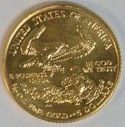 Superb Gem BU 1991 (Roman Numerals) $5 American Gold Eagle