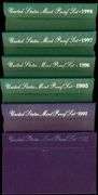 6 Different US Proof Sets in Box w/CoA: 1991-1998