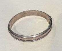 Vintage Sterling Silver Bangle Bracelet