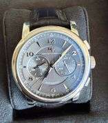 Stunning David Yurman Classic 46mm Automatic Gray Dial Chronograph watch