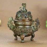 Oriental Dragon Copper Incense Burner