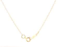 14kt Yellow gold mabe pearl pendant on chain