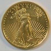 Superb Gem BU 2022 $5 American Gold Eagle coin