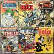 Vintage Bronze & Silver Age Comic Book Lot DC Marvel Harvey Comics Sgt. Rock Kamandi Felix