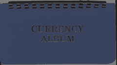 Collection of all 8 Small Size $10 Blue Seal Silver Certificates 1934 to 1953 in folio