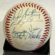 Very Nice 1982 Milwaukee Brewers Full Team ball signed