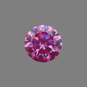 Magnificent Large 8 Ct VVS1 VIvid Deep Pink Fire Moissanite Solitaire