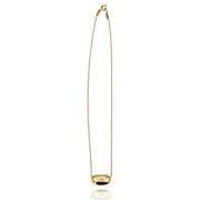 Tiffany&Co. Elsa Peretti 18K 750 Solid Yellow Gold Bean Design Pendant Necklace