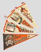 4 extermely collectable Vintage Orioles  Pennant , 27"