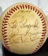 Detroit Tigers Team Ball signed