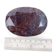 Huge Certified 2180 Ct Museum Size Natural Red Ruby Kyanite Solitaire