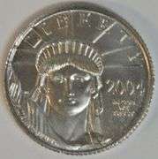 Immaculate Superb Gem BU 2004 $10 Pure Platinum American Eagle