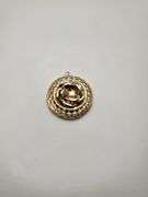 Very Unique Pendent 14K Gold  Flower Pendent