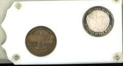Special 75th Anniversary Johnstown Flood 2-piece set with silver