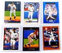 6 Derek Jeter Baseball Cards