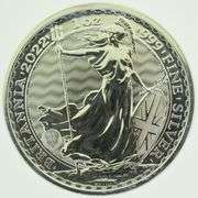 2022 Great Britain Britannia 1 oz .999 Fine Silver Coin