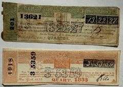 1827 Philadelphia &1833 NY Lottery Tickets