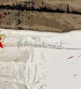 Highly Collectible Mr. Brainwash Signed Screenprint "The Chocolate Vandal"
