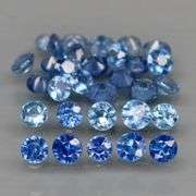 Vibrant! 2.01ct set of sapphire blue Sapphires! Heated only!