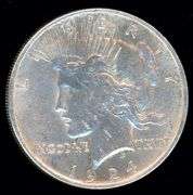 1924 Peace Silver Dollar