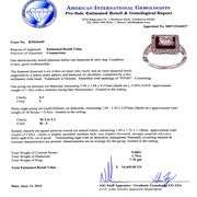 PLATINUM DIAMOND AND RUBY RING 1.72 C.T.W.