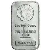 5x Highland Mint 1 Troy Ounce Silver Bars