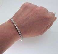 Earth Mined Diamond Flex Bangle Bracelet
