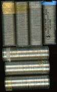 276 Assorted BU Jefferson Nickels in Rolls: 1962-D – 1970-D