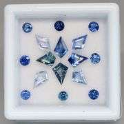 Pre-designed! 2.91ct set of blue Ceylon Sapphires! Heated only!