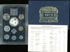 Rare 1973 Republic of India Proof Set in Original Packaging