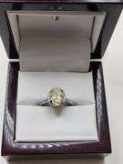 Superb 18KT White Gold 2.07 Carat Certified Fancy Intense Yellow Lab Diamond Ring