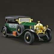 Vintage-Style Phantom Diecast Car Model