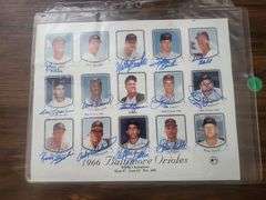 Authograph 1966 Baltimore Orioles World Champions Photo
