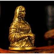 Solid Brass Mona Lisa