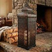 Large Moroccan Lantern Metal Holder