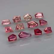 They're fancy cut and untreated! 2.22 carats of pure Sapphire!