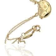 Tiffany&Co. Elsa Peretti 18K 750 Solid Yellow Gold Bean Design Pendant Necklace