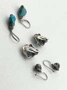 Vintage 925 Sterling Silver Turquoise Earrings Lot