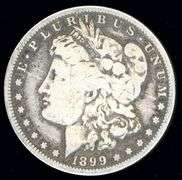 1899-O Morgan Silver Dollar