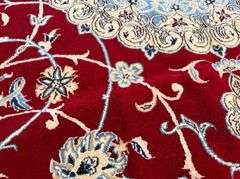 Fine Genuine Silk&Wool Persian Nain 8x12