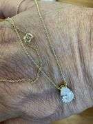 I.G.I CERTIFIED 4.00 CARATS LAB GROWN DIAMOND NECKLACE14K YELLOW GOLD