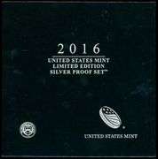 2016-S Silver Limited Edition 8-Piece Proof Set in Original Packaging
