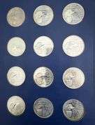 Franklin Mint Presidents Sterling Silver Medals 36 Total