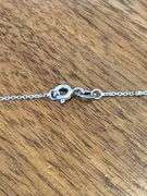 I.G.I CERTIFIED 14K White Gold Solitaire Oval Diamond NECKLACE