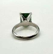 Extrordinary 9.5 Ct Russian Color Change Lab Created Alexandrite Princess Cut Ring
