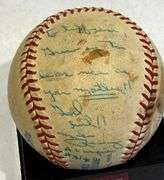A.L Umpires from1970's signed Ball