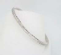 Earth Mined Diamond Flex Bangle Bracelet