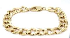 14kt Yellow gold Curb link chain bracelet