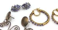 8Pairs of 925 sterling silver earrings