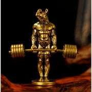 Solid Brass Bodybuilding Rhino
